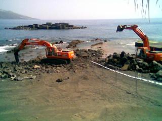 en obras