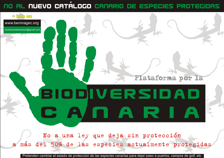 env&iacute;a un mensaje por la biodiversidad canaria